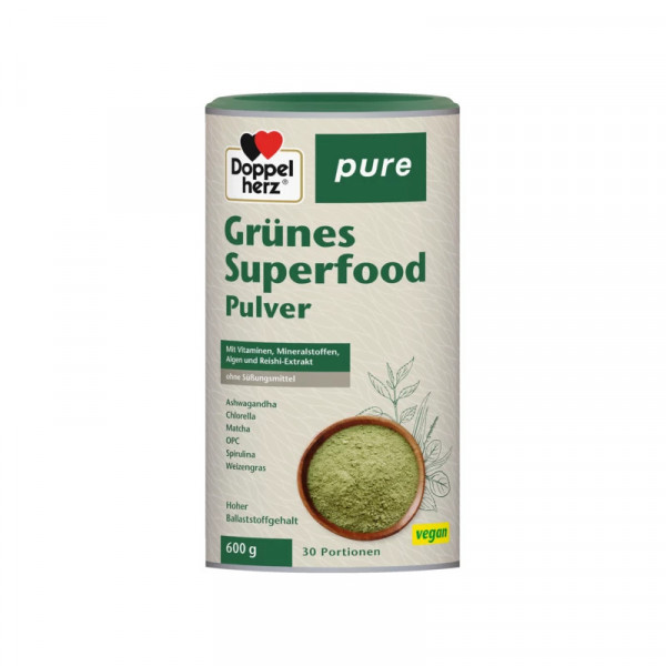 Abbildung für DOPPELHERZ Grünes Superfood pure Pulver