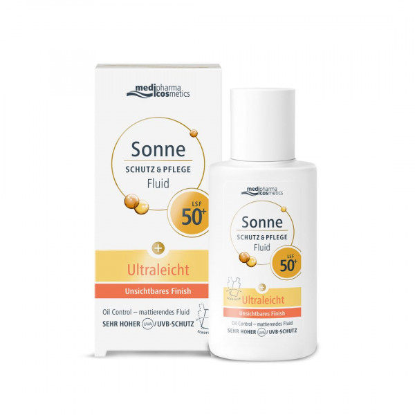 Abbildung für SONNE SCHUTZ & Pflege Fluid ultraleicht LSF 50+