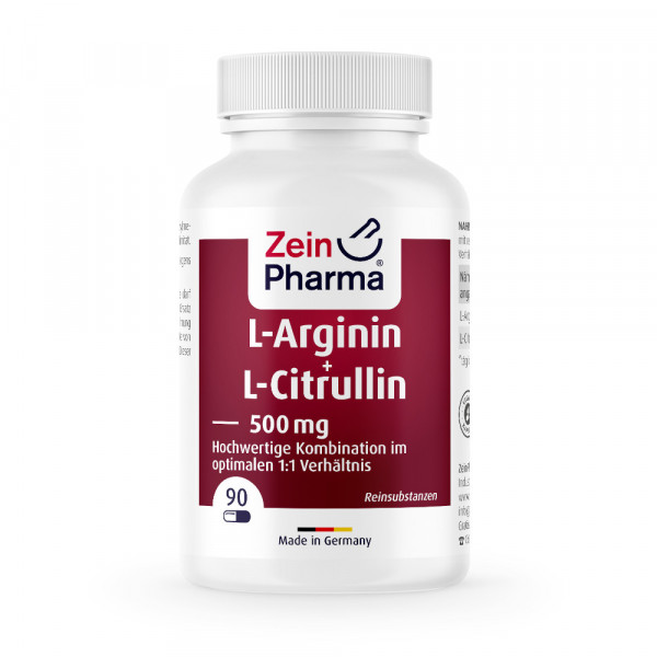 Abbildung für L-ARGININ & L-CITRULLIN 500 mg Kapseln