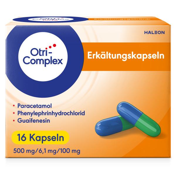Abbildung für OTRICOMPLEX Erkältungskapseln 500mg/6,1mg/100mg