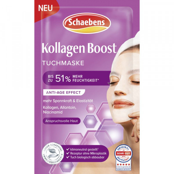 Abbildung für SCHAEBENS Kollagen Boost Tuchmaske