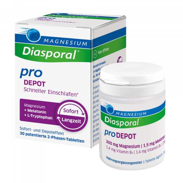 Abbildung für MAGNESIUM DIASPORAL pro DEPOT Schneller Einschlaf.