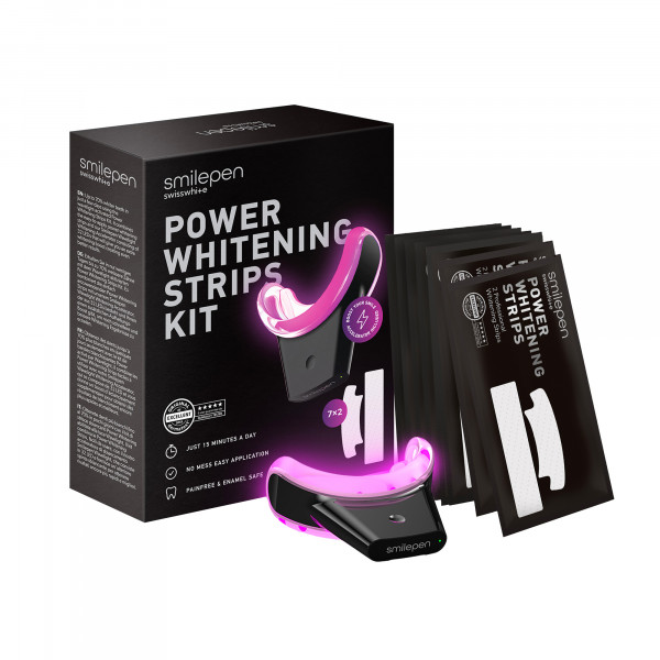 Abbildung für SMILEPEN Power Whitening Strips Kit (7x2 & LED)