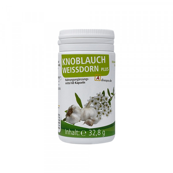 Abbildung für DISAPO Knoblauch Weißdorn Plus Kapseln