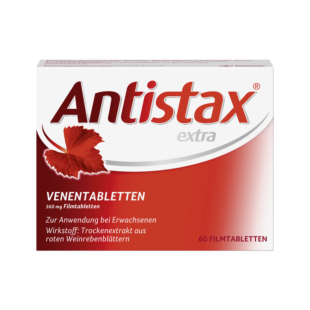 ANTISTAX extra Venentabletten Abbildung für ANTISTAX extra Venentabletten
