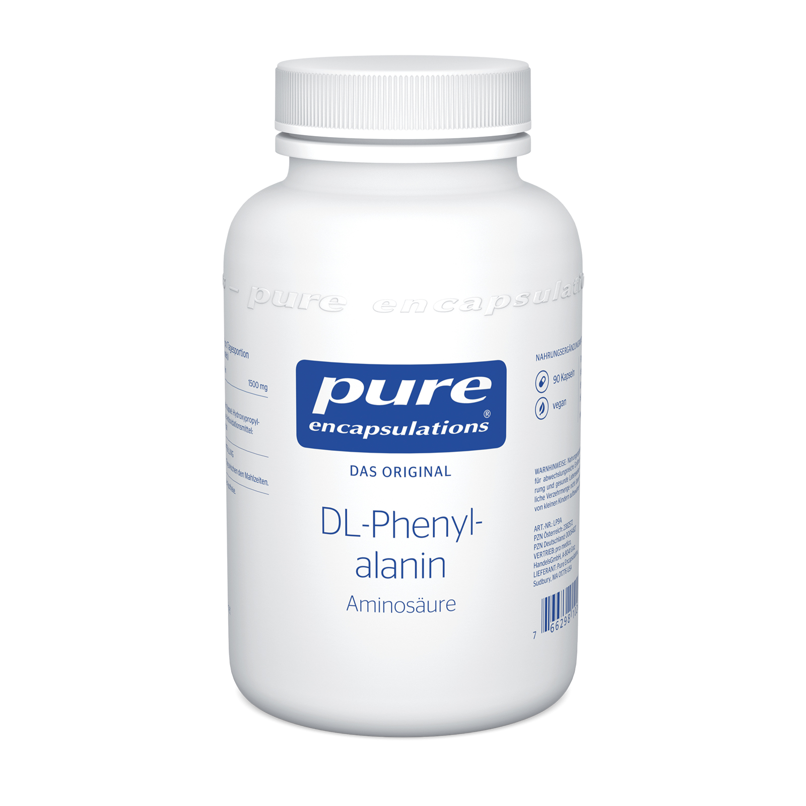 PURE ENCAPSULATIONS DL-Phenylalanin Kapseln Abbildung für PURE ENCAPSULATIONS DL-Phenylalanin Kapseln