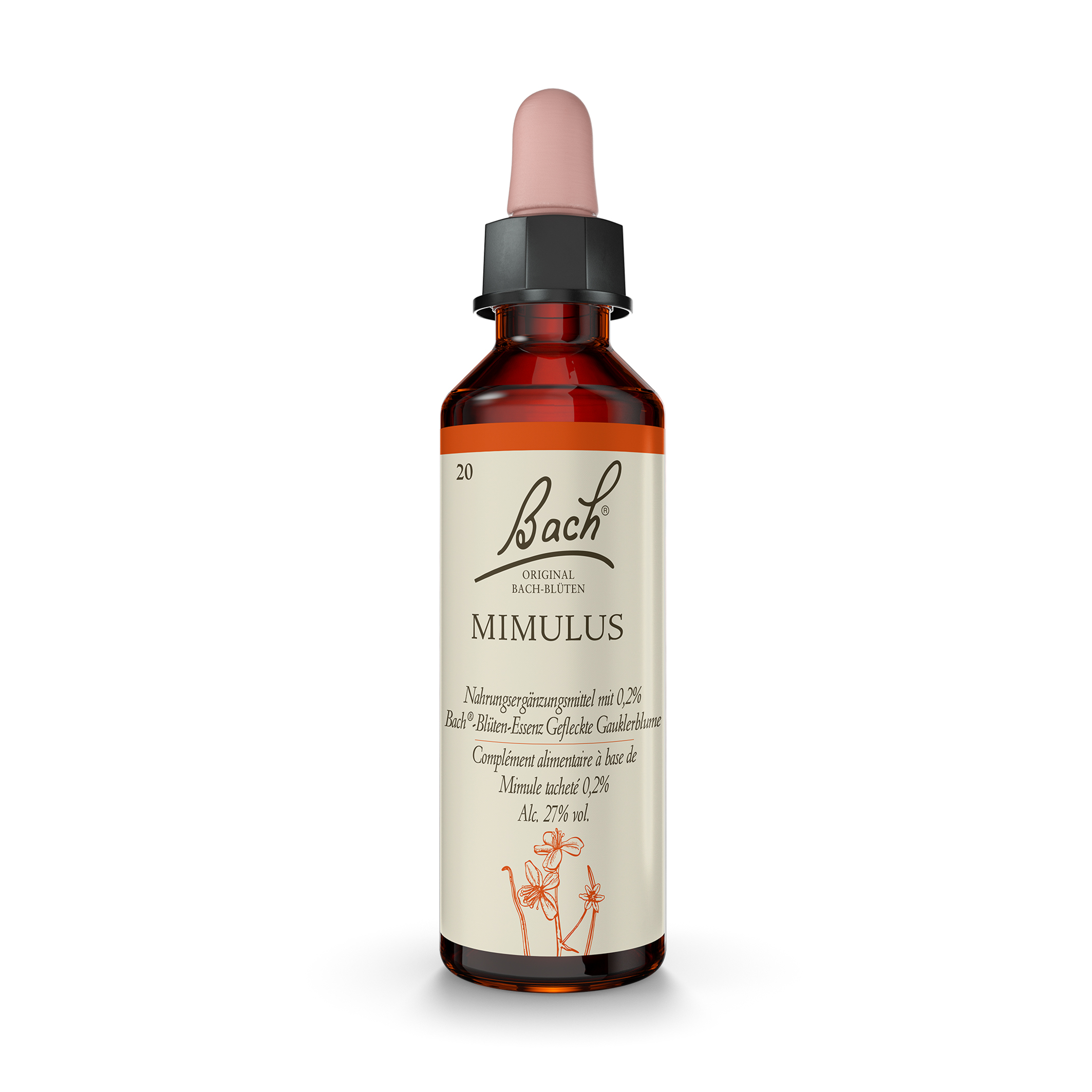 Original Bachblüten Mimulus 20ml Abbildung für Original Bachblüten Mimulus 20ml
