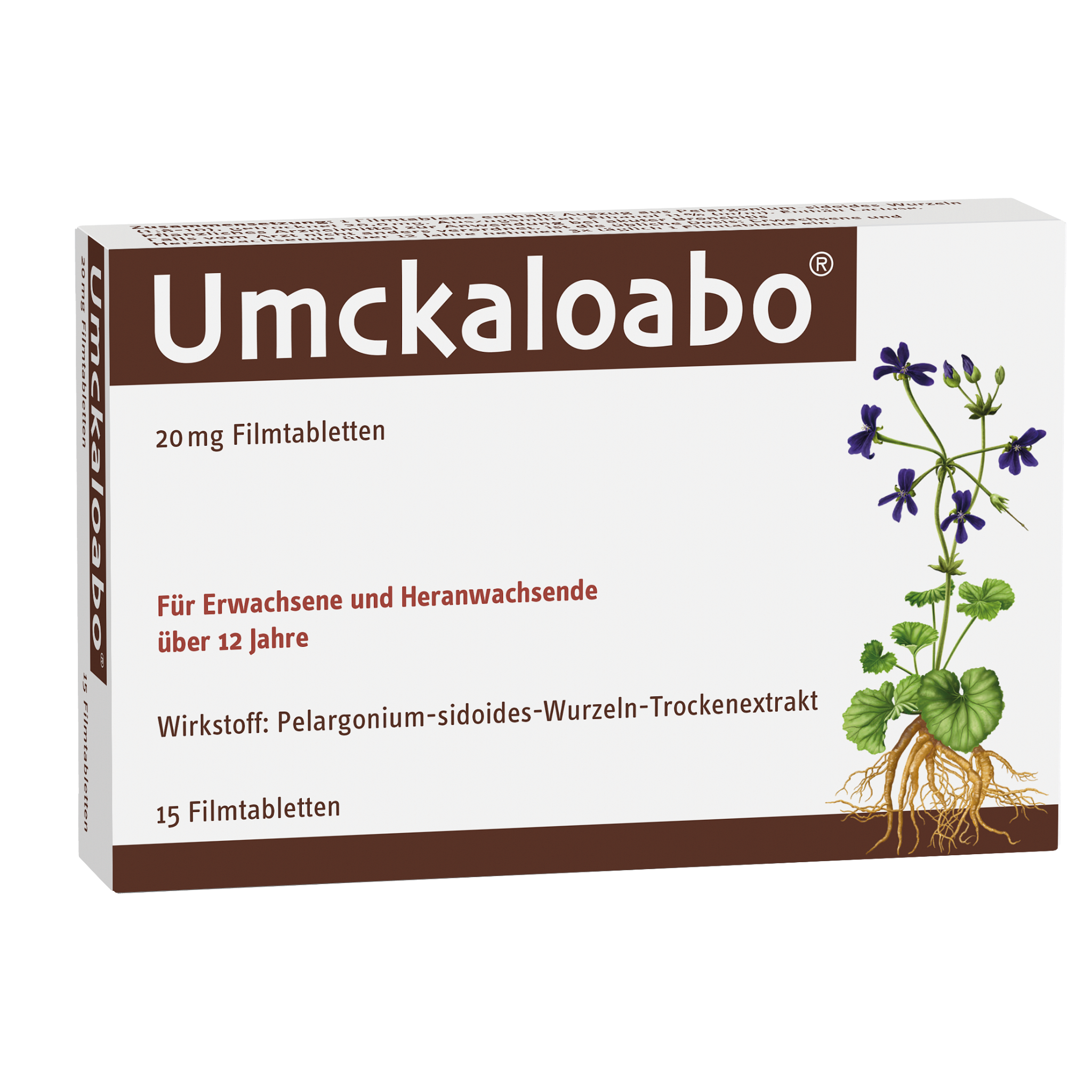 UMCKALOABO 20 mg Filmtabletten Abbildung für UMCKALOABO 20 mg Filmtabletten