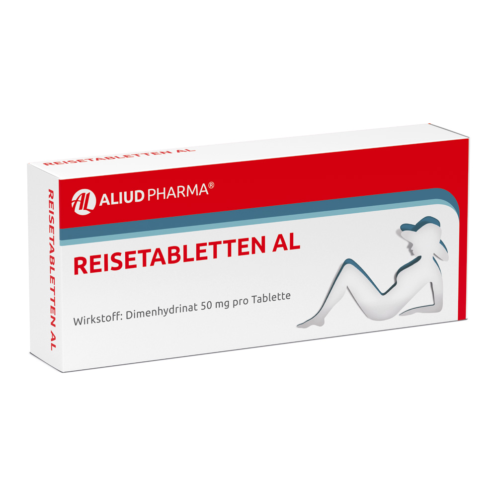 Reisetabletten AL bei Schwindel, Übelkeit und Erbrechen Abbildung für Reisetabletten AL bei Schwindel, Übelkeit und Erbrechen