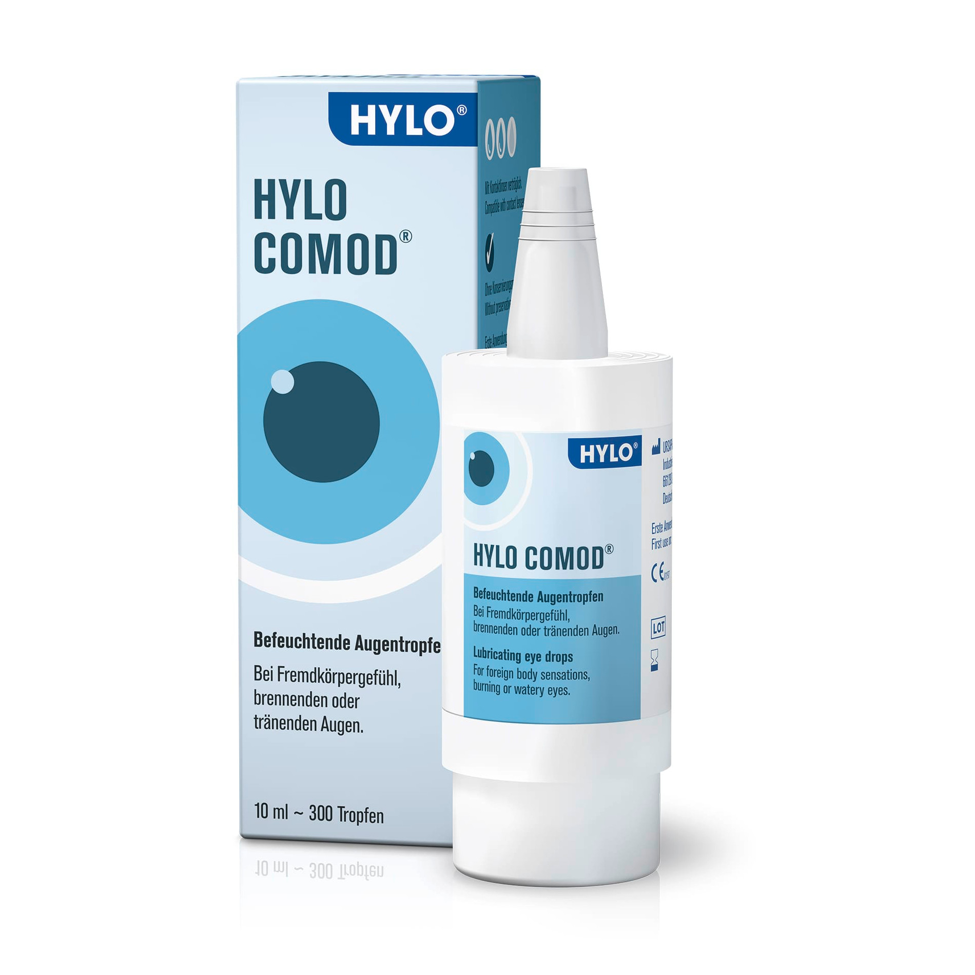 HYLO-COMOD Augentropfen Abbildung für HYLO-COMOD Augentropfen