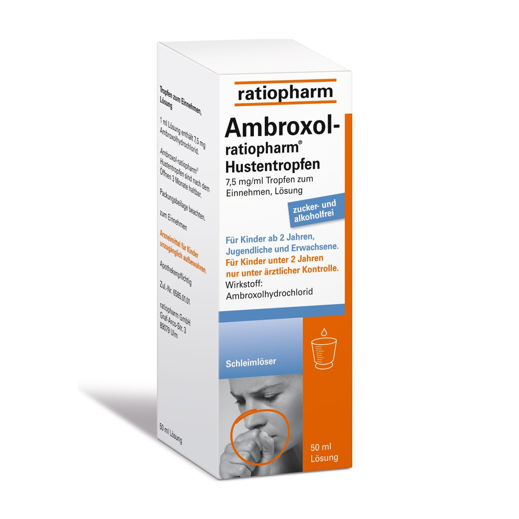 AMBROXOL-ratiopharm Hustentropfen Abbildung für AMBROXOL-ratiopharm Hustentropfen