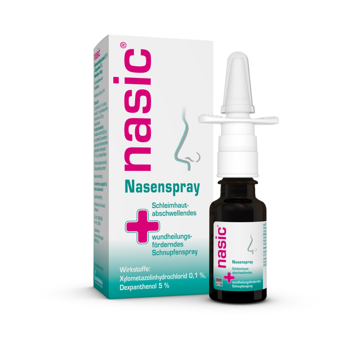 NASIC Nasenspray abschwellendes Schnupfenspray mit Xylometazolin & Dexpanthenol Abbildung für NASIC Nasenspray abschwellendes Schnupfenspray mit Xylometazolin & Dexpanthenol