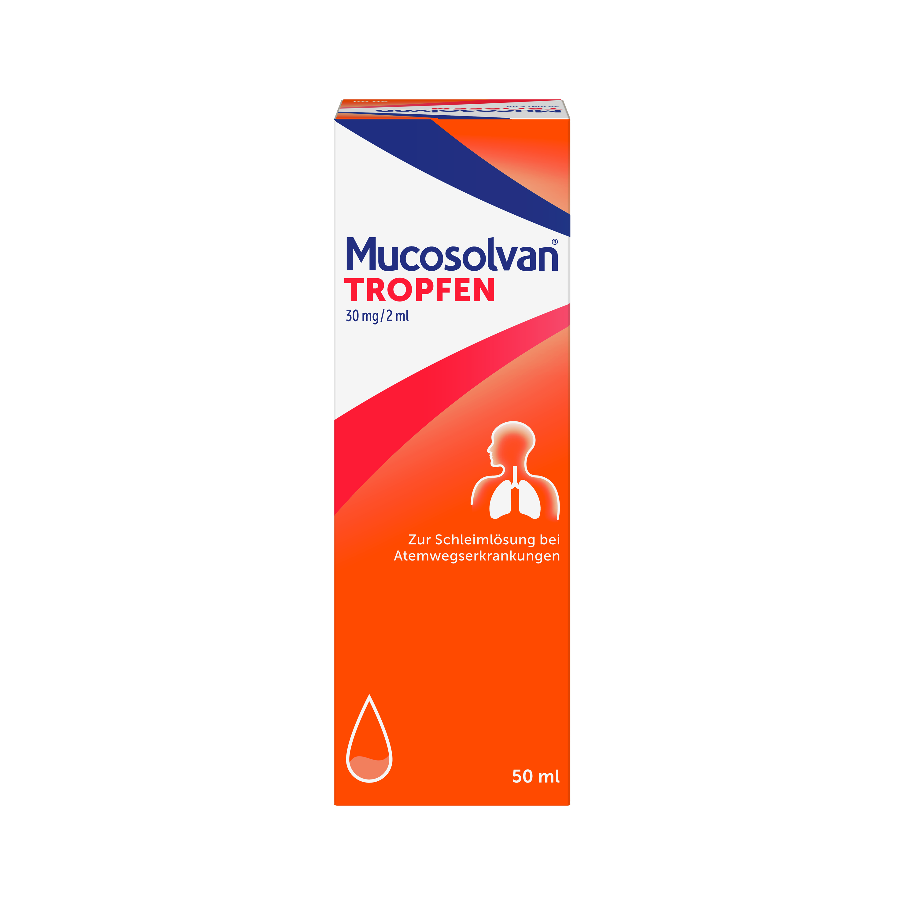 MUCOSOLVAN Tropfen 30 mg/2 ml zur Schleimlösung bei Atemwegserkrankungen Abbildung für MUCOSOLVAN Tropfen 30 mg/2 ml zur Schleimlösung bei Atemwegserkrankungen