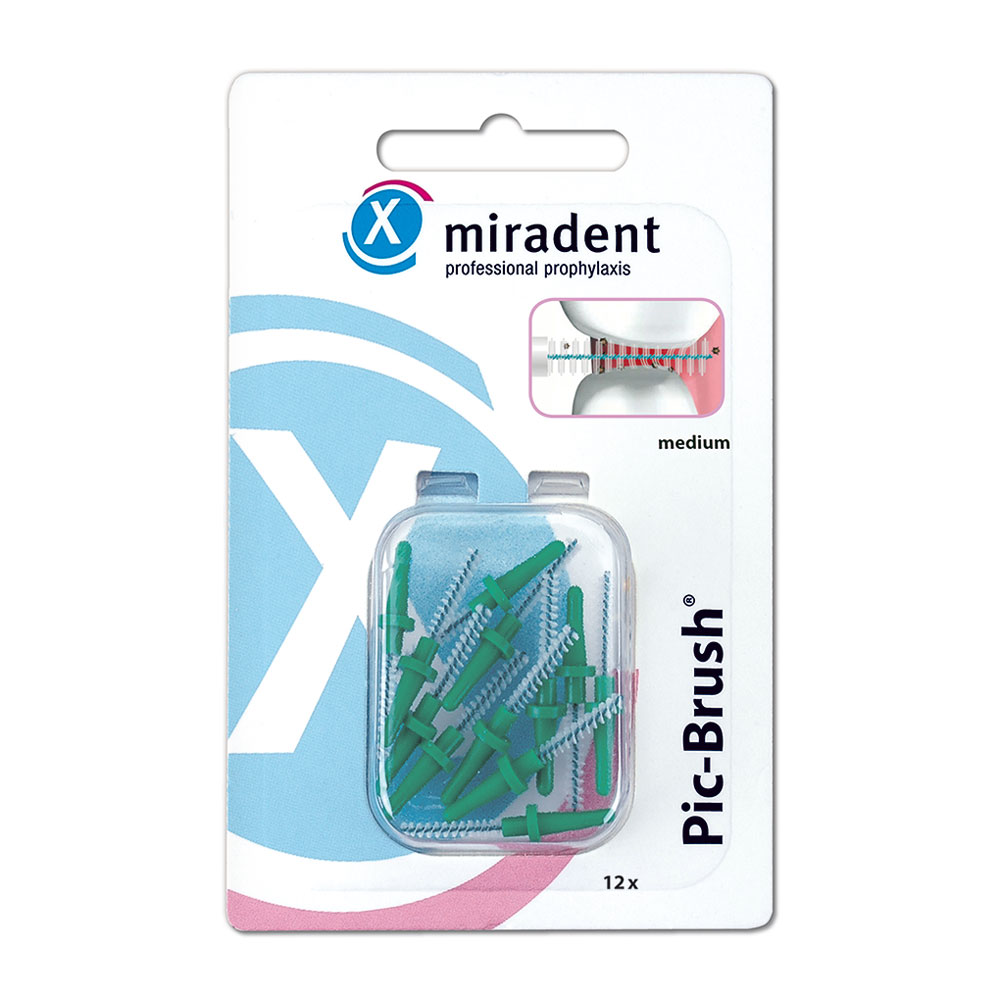 MIRADENT Interd.Pic-Brush Ersatzb.medium grün Abbildung für MIRADENT Interd.Pic-Brush Ersatzb.medium grün
