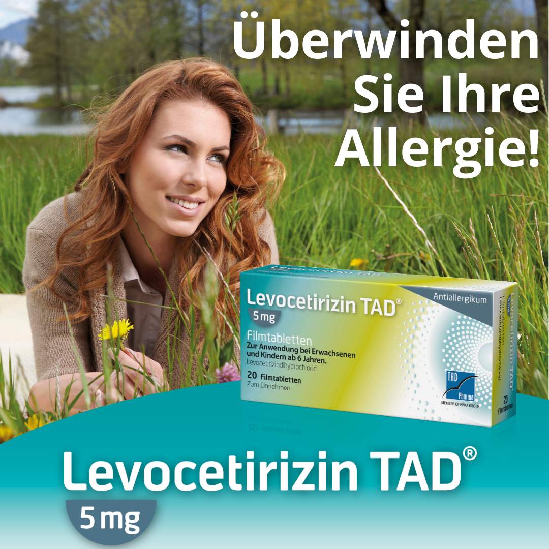 LEVOCETIRIZIN TAD 5 mg Filmtabletten Abbildung für LEVOCETIRIZIN TAD 5 mg Filmtabletten