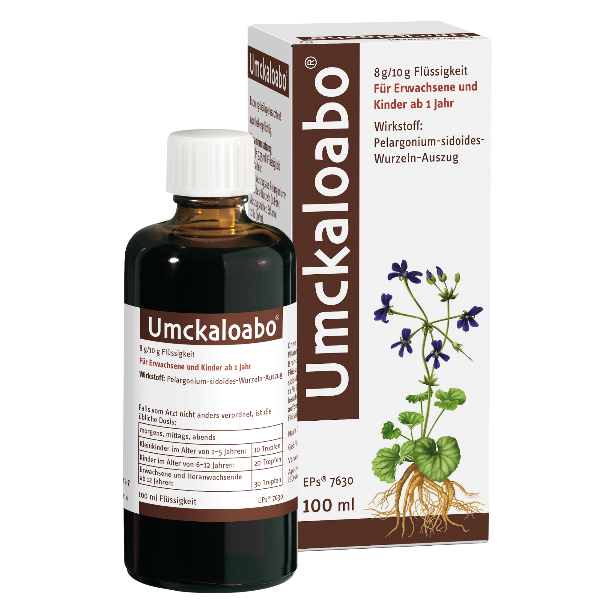 UMCKALOABO flüssig Spezialextrakt aus Pelargonium-Wurzeln wirkt gegen Viren, löst zähen Schleim und kann so die Krankheitsdauer verringern Abbildung für UMCKALOABO flüssig Spezialextrakt aus Pelargonium-Wurzeln wirkt gegen Viren, löst zähen Schleim und kann so die Krankheitsdauer verringern