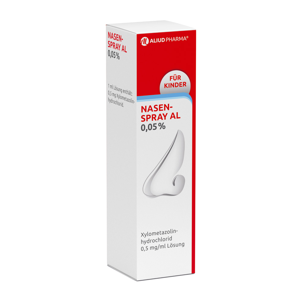 Nasenspray AL 0,05 % bei Schnupfen Abbildung für Nasenspray AL 0,05 % bei Schnupfen