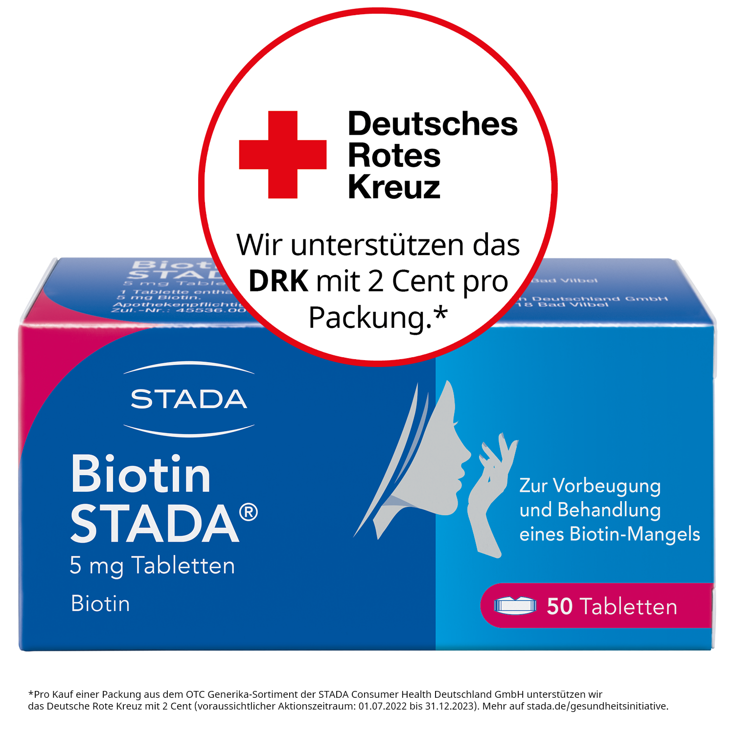 BIOTIN STADA 5 mg Tabletten Abbildung für BIOTIN STADA 5 mg Tabletten