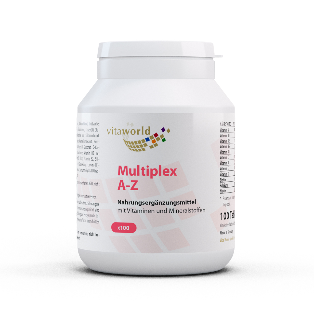 MULTIPLEX Multivitamin A-Z Tabletten Abbildung für MULTIPLEX Multivitamin A-Z Tabletten