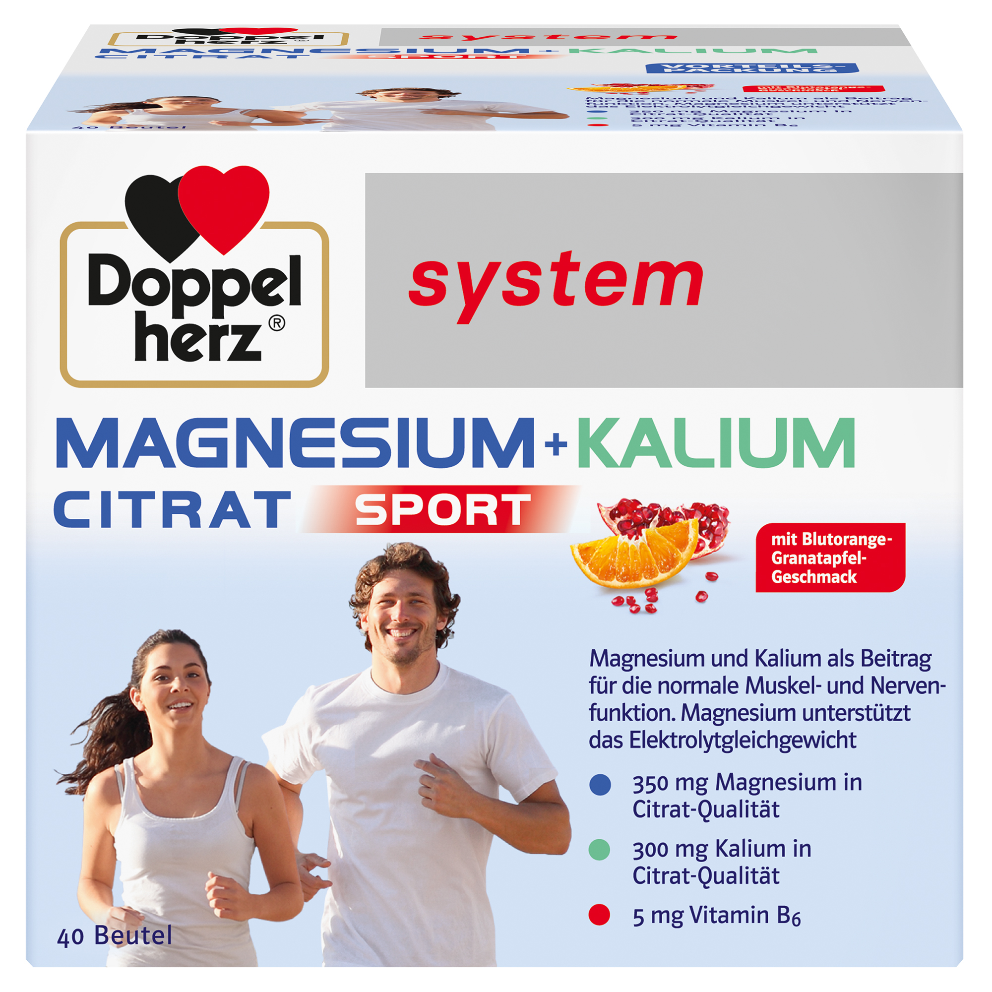 DOPPELHERZ Magnesium+Kalium Citrat system Granulat Abbildung für DOPPELHERZ Magnesium+Kalium Citrat system Granulat