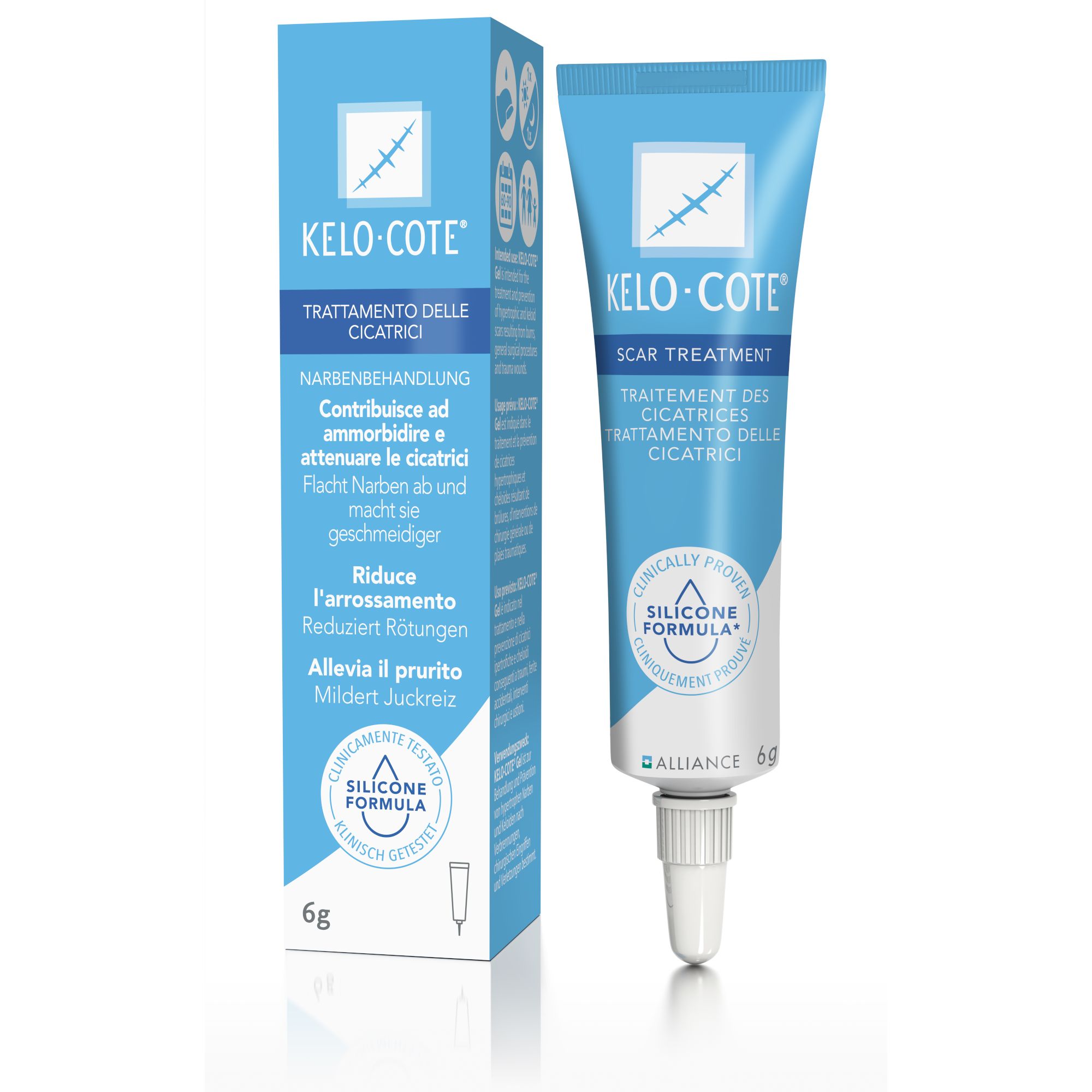 KELO-cote Silikon Gel zur Behandlung von Narben Abbildung für KELO-cote Silikon Gel zur Behandlung von Narben