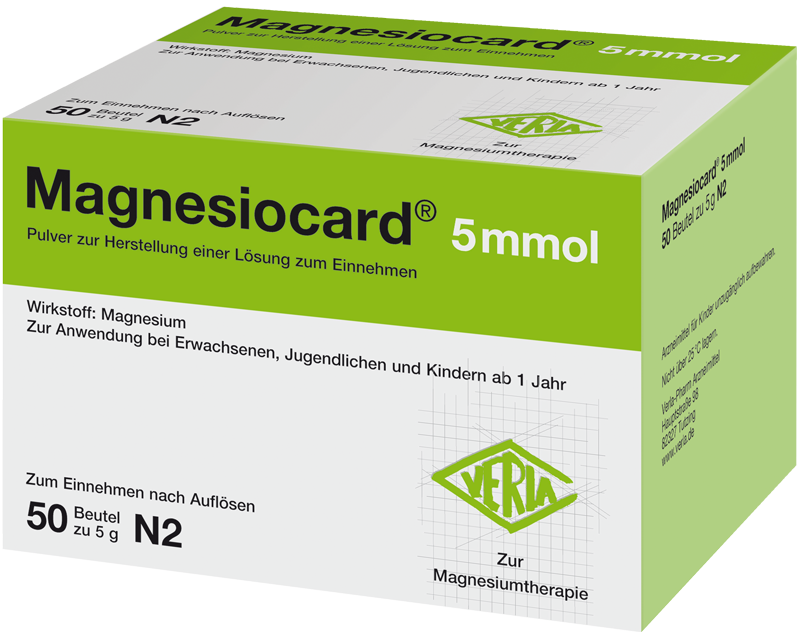 Magnesiocard® 5 mmol Abbildung für Magnesiocard® 5 mmol