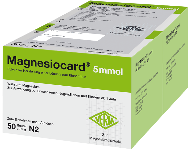 Magnesiocard® 5 mmol Abbildung für Magnesiocard® 5 mmol
