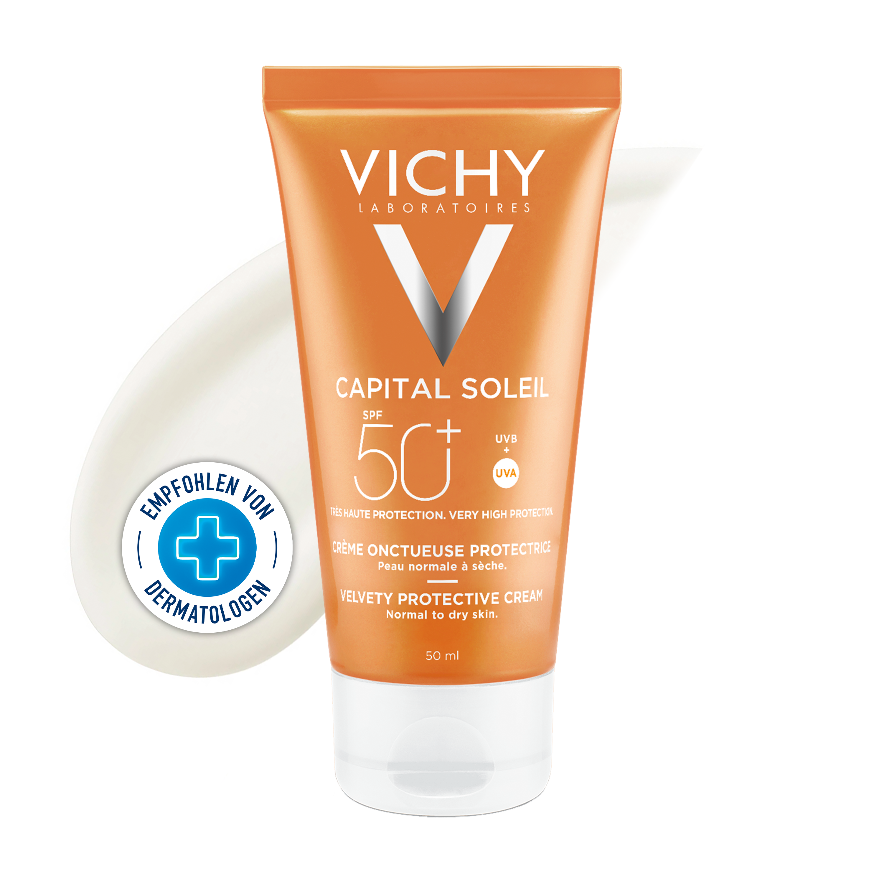 VICHY CAPITAL Soleil Gesichtscreme LSF 50+ Abbildung für VICHY CAPITAL Soleil Gesichtscreme LSF 50+