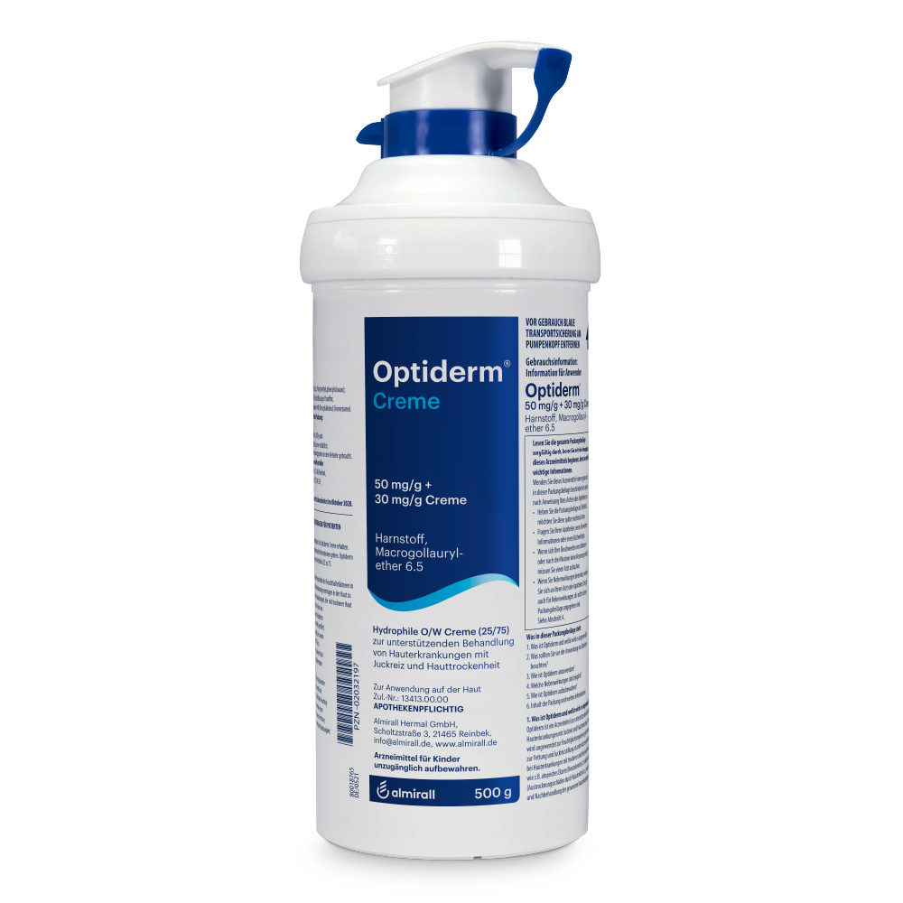 OPTIDERM Creme im Spender Abbildung für OPTIDERM Creme im Spender