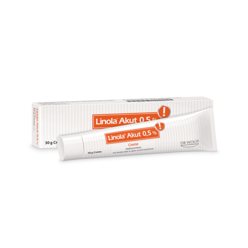 LINOLA Akut 0,5% Hydrocortison Creme Abbildung für LINOLA Akut 0,5% Hydrocortison Creme