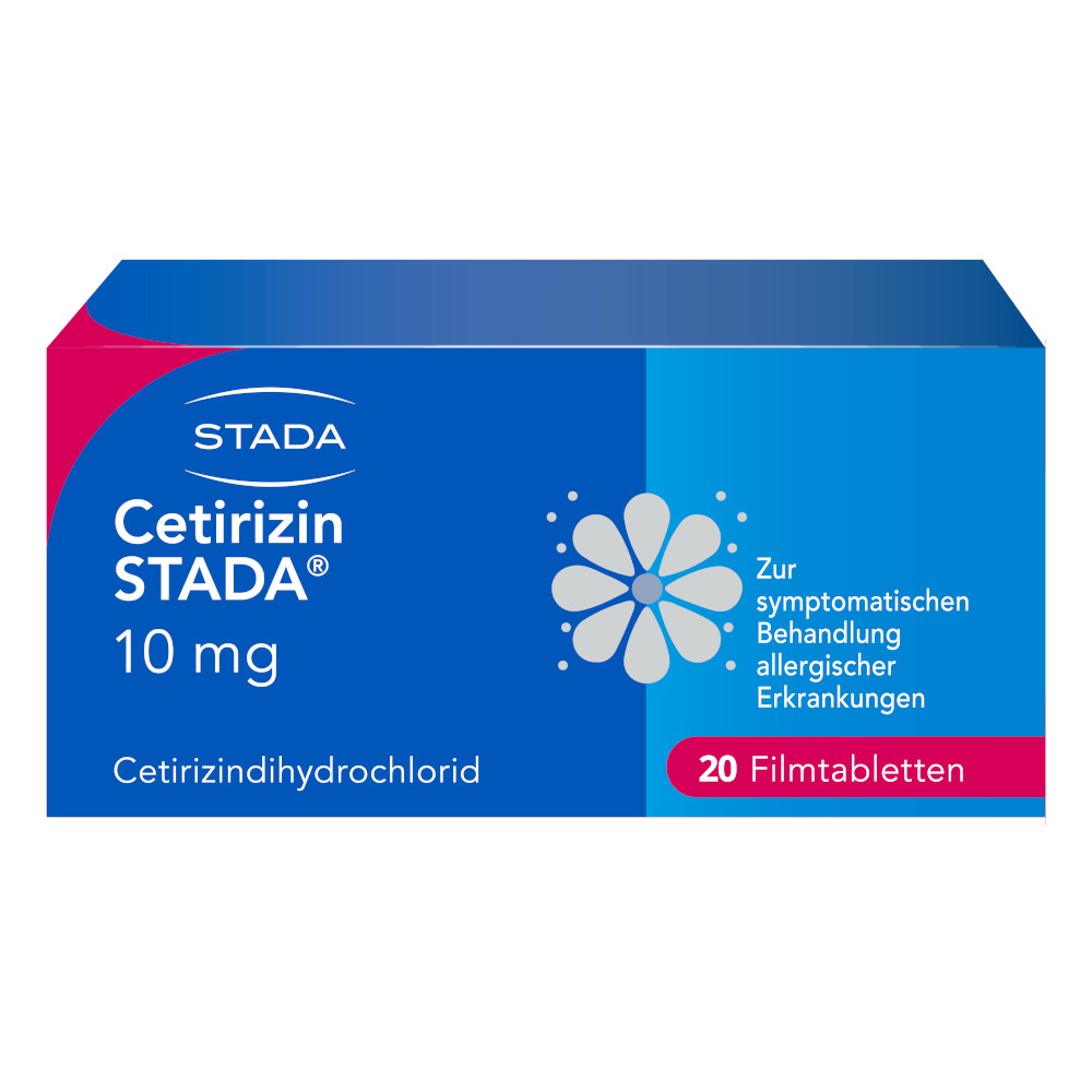 CETIRIZIN STADA 10 mg Filmtabletten Abbildung für CETIRIZIN STADA 10 mg Filmtabletten