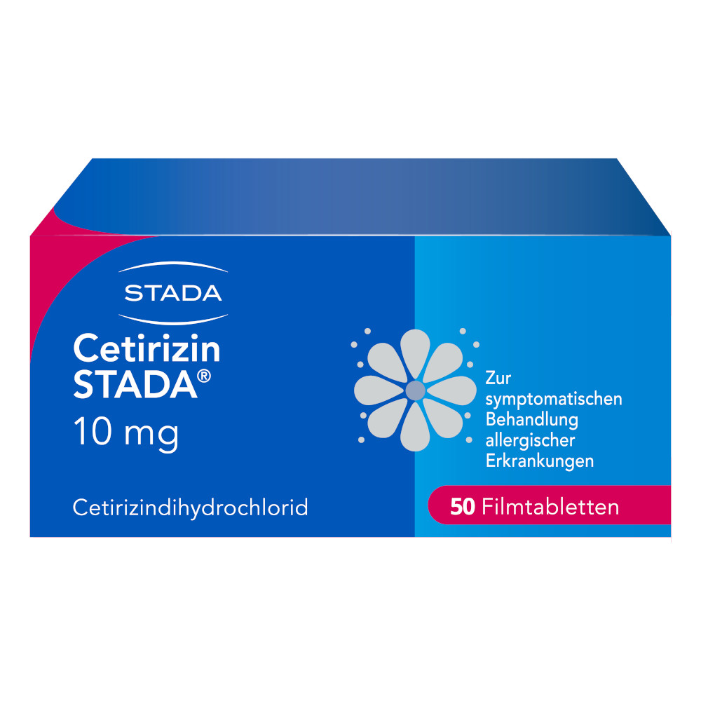 CETIRIZIN STADA 10 mg Filmtabletten Abbildung für CETIRIZIN STADA 10 mg Filmtabletten