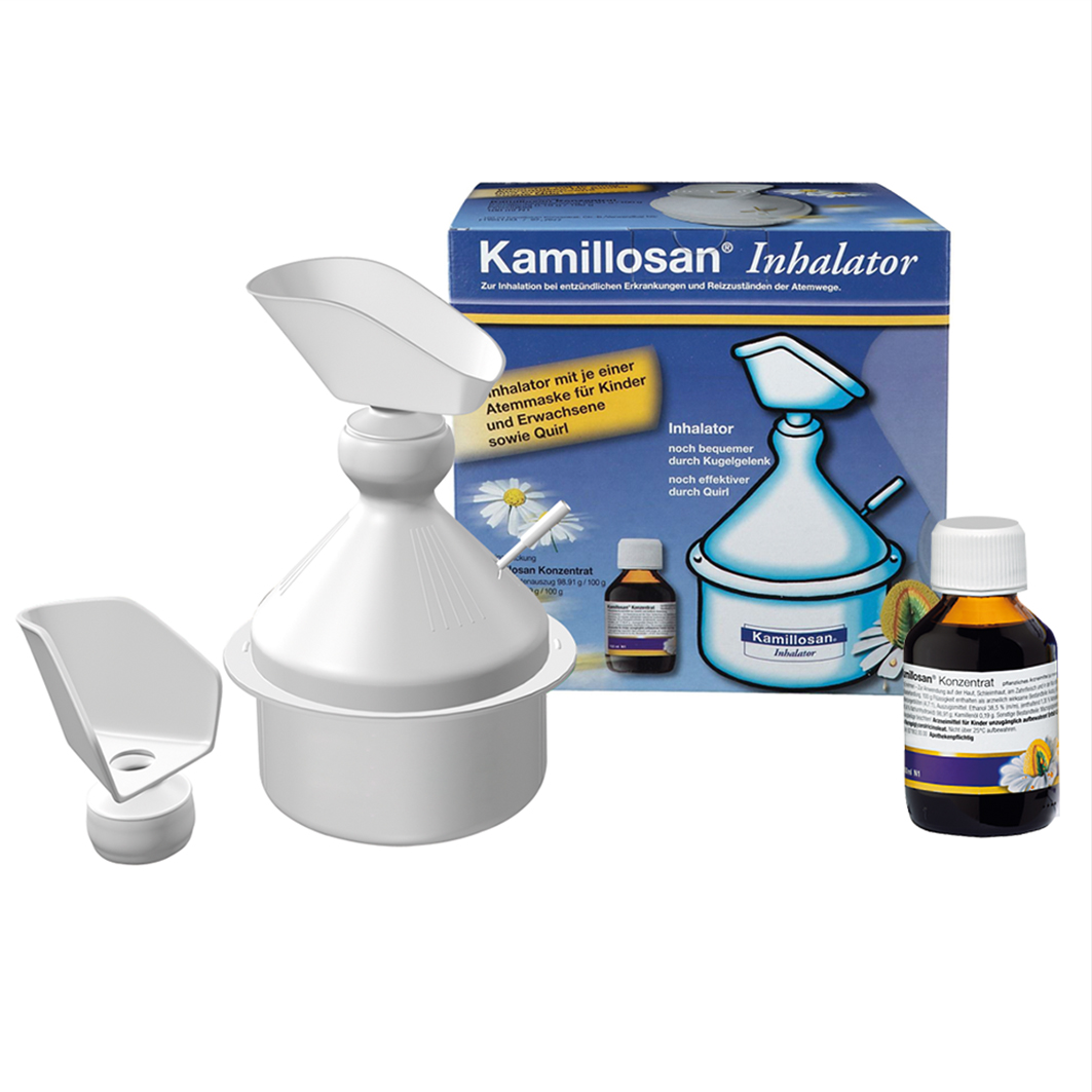 KAMILLOSAN Konzentrat + Inhalator Abbildung für KAMILLOSAN Konzentrat + Inhalator