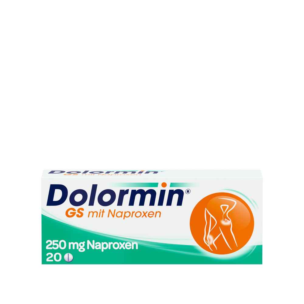 DOLORMIN GS mit Naproxen Tabletten Abbildung für DOLORMIN GS mit Naproxen Tabletten