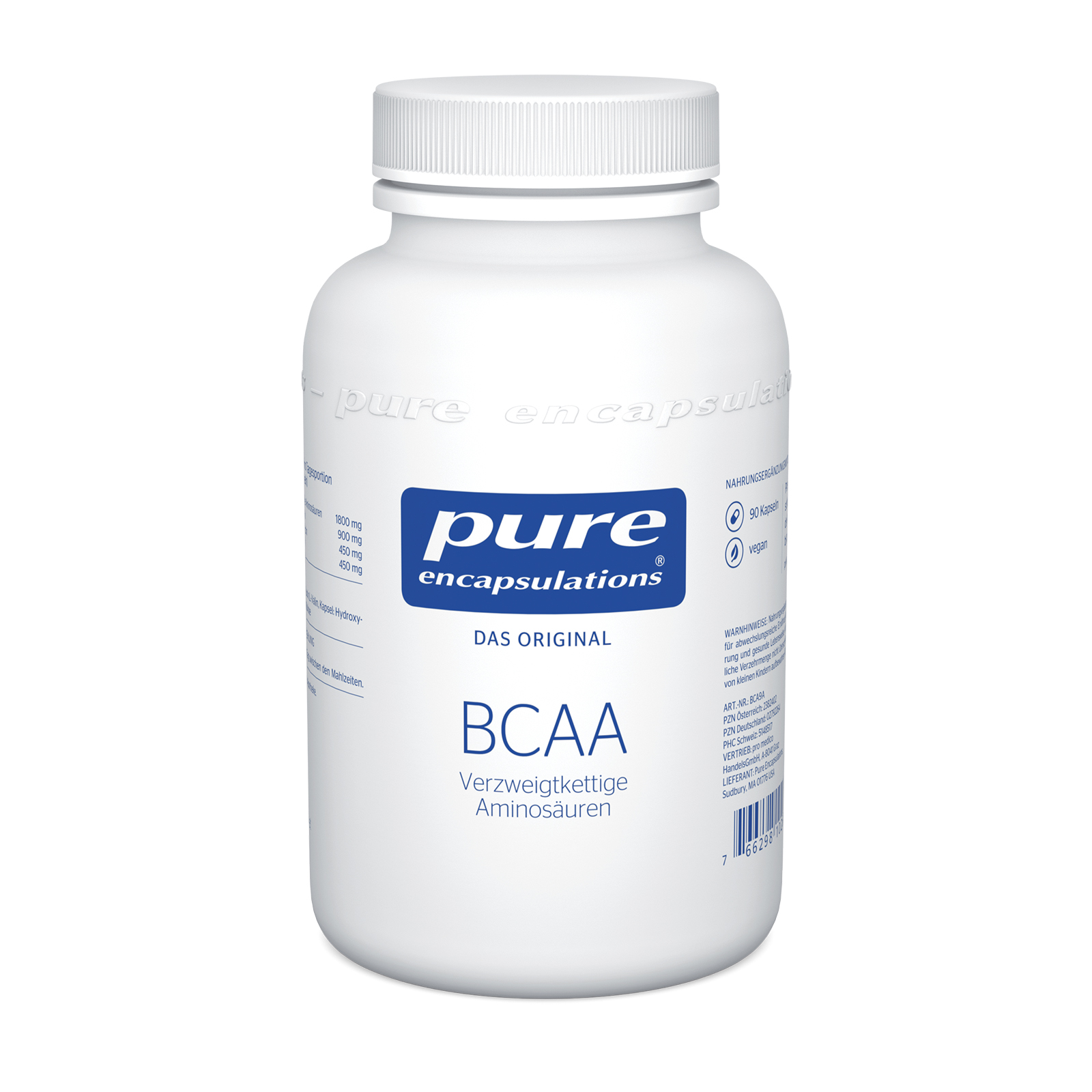 PURE ENCAPSULATIONS BCAA Verzweigtkett.AS Kapseln Abbildung für PURE ENCAPSULATIONS BCAA Verzweigtkett.AS Kapseln
