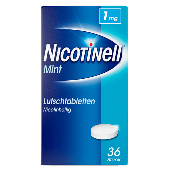 NICOTINELL Lutschtabletten 1 mg Mint Abbildung für NICOTINELL Lutschtabletten 1 mg Mint