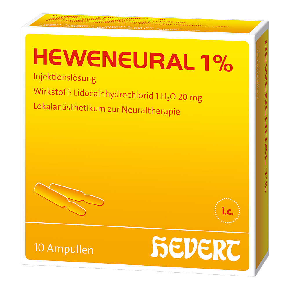 HEWENEURAL 1% Ampullen Abbildung für HEWENEURAL 1% Ampullen