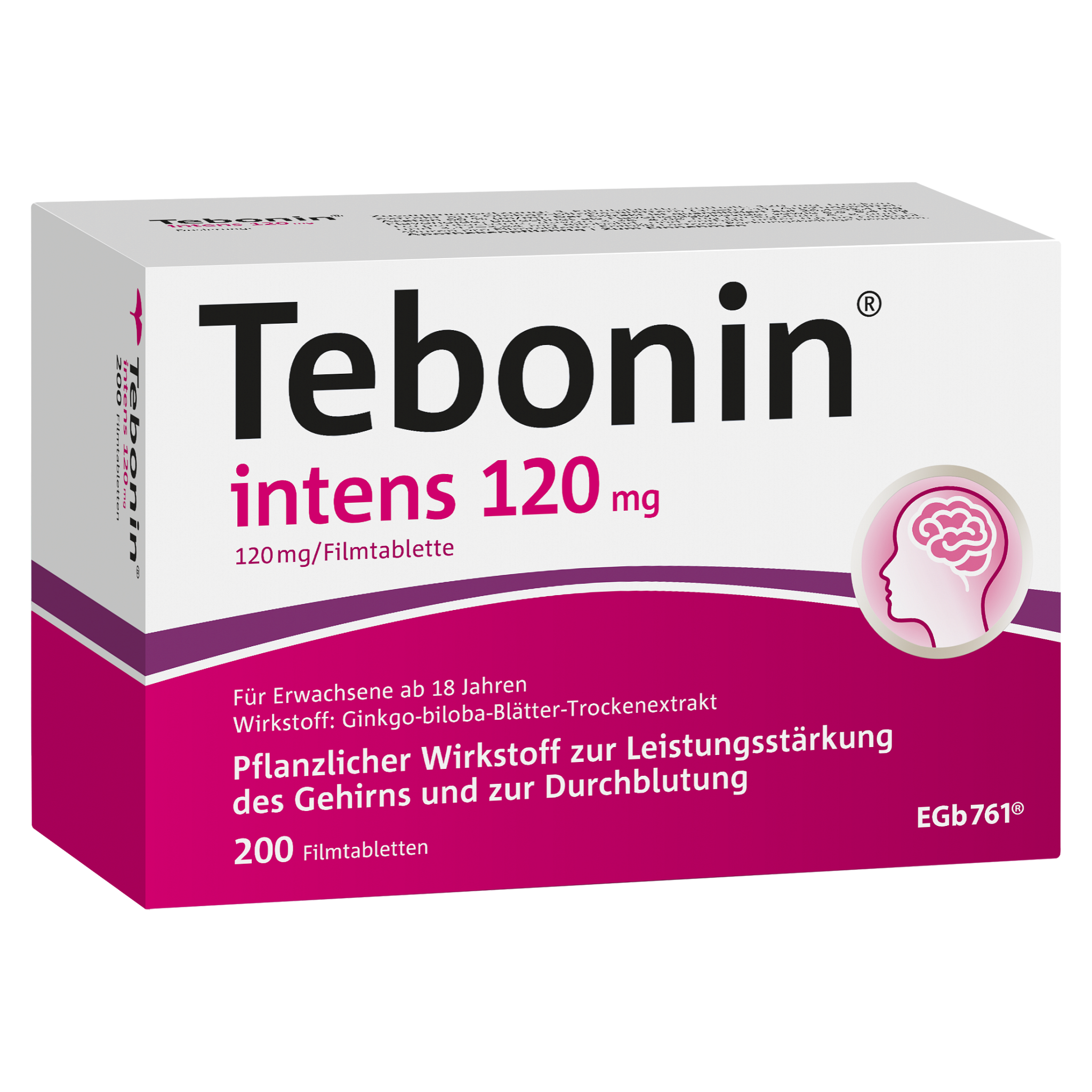 TEBONIN intens 120 mg Filmtabletten Abbildung für TEBONIN intens 120 mg Filmtabletten