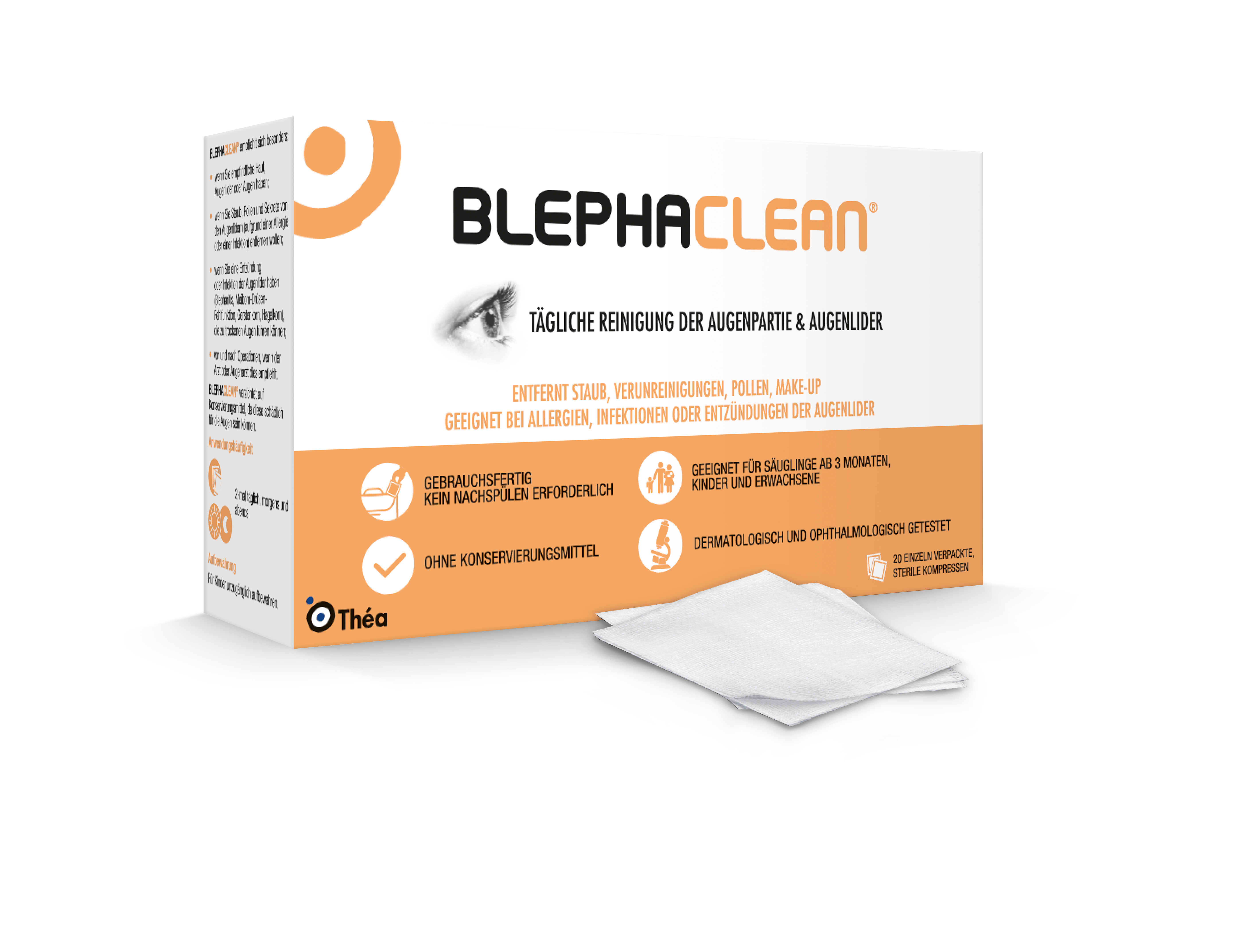 BLEPHACLEAN Kompressen sterile Abbildung für BLEPHACLEAN Kompressen sterile