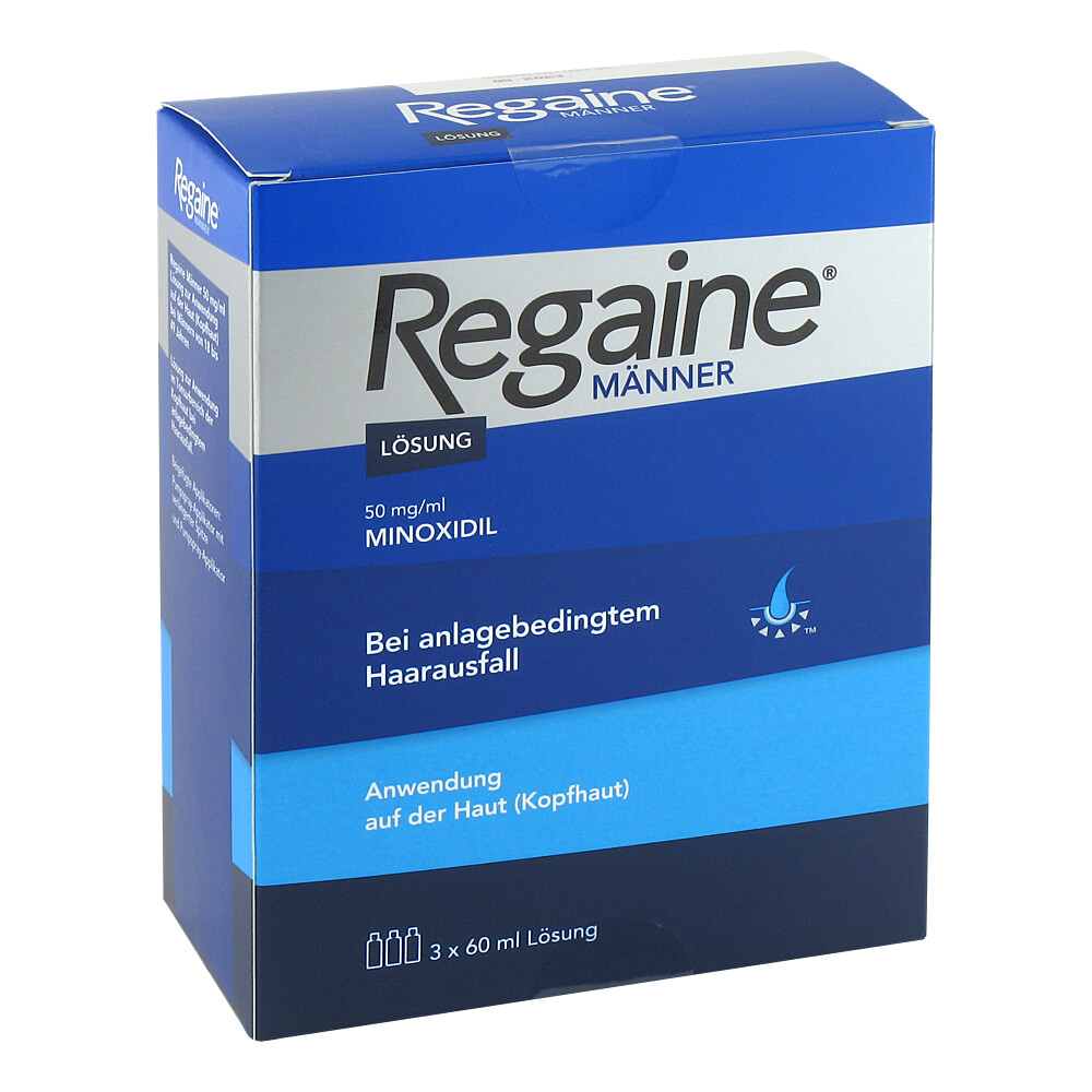 REGAINE Männer Lösung bei anlagebedingtem Haarausfall Abbildung für REGAINE Männer Lösung bei anlagebedingtem Haarausfall