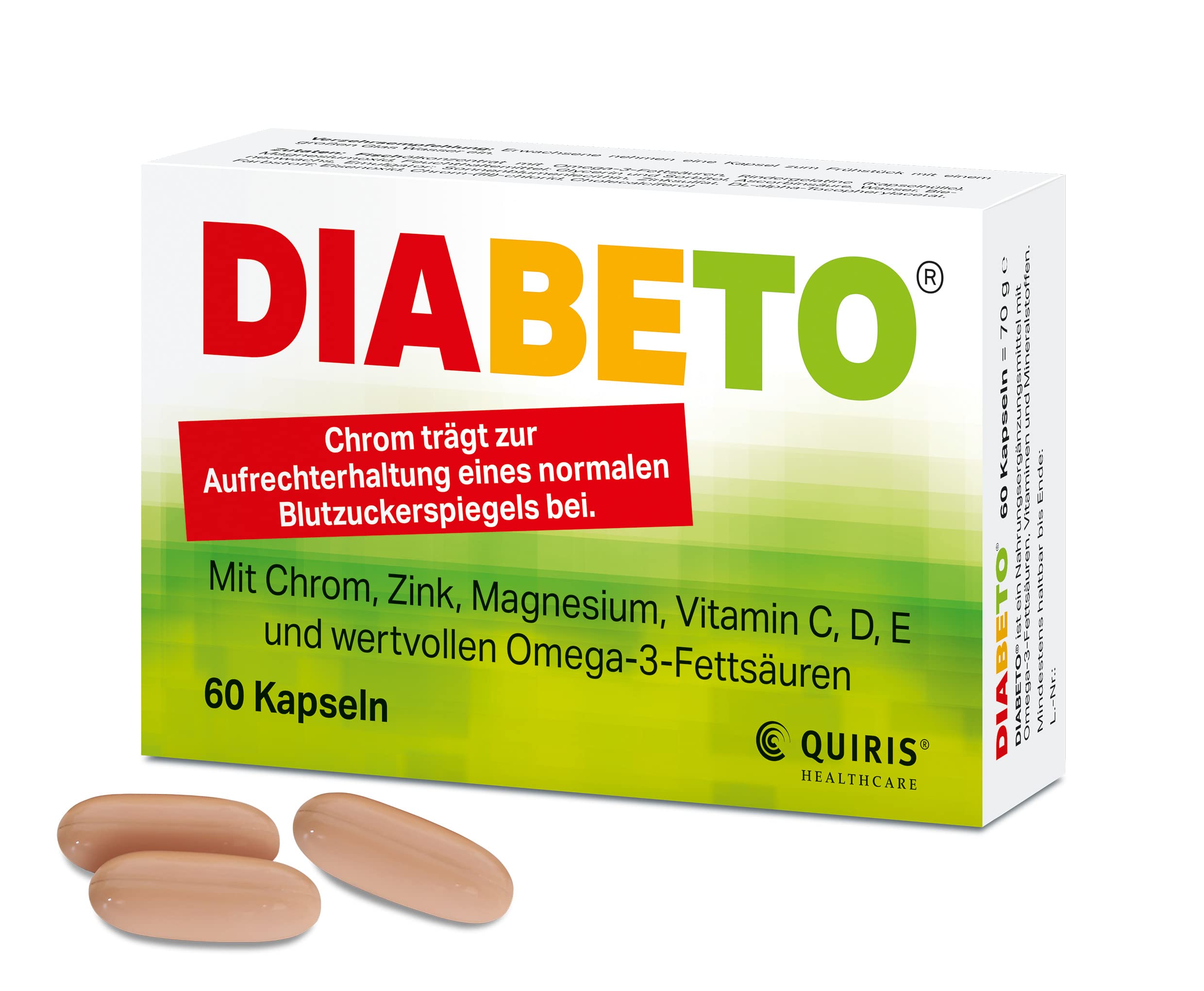 DIABETO Kapseln Abbildung für DIABETO Kapseln