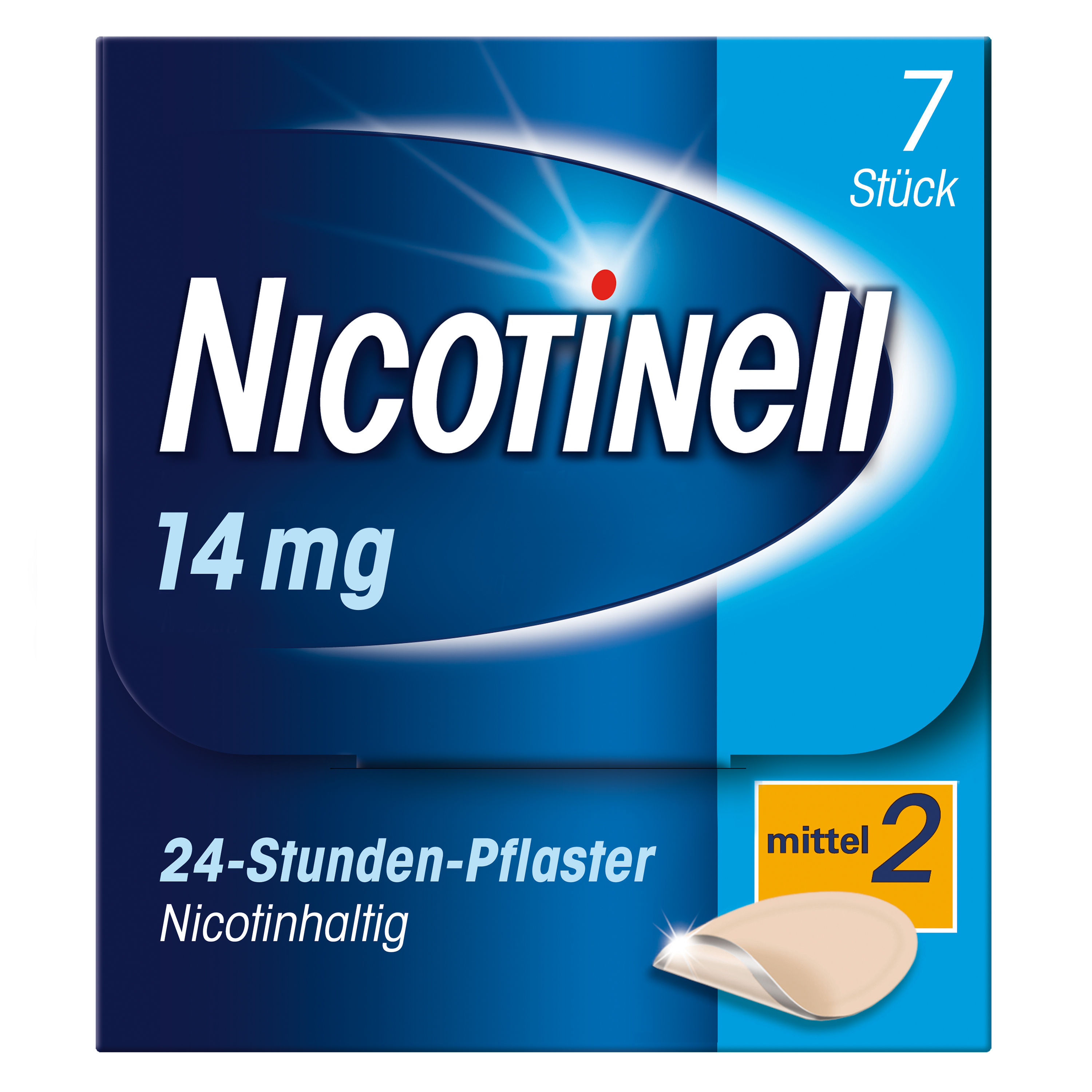 NICOTINELL 14 mg/24-Stunden-Pflaster 35mg Abbildung für NICOTINELL 14 mg/24-Stunden-Pflaster 35mg