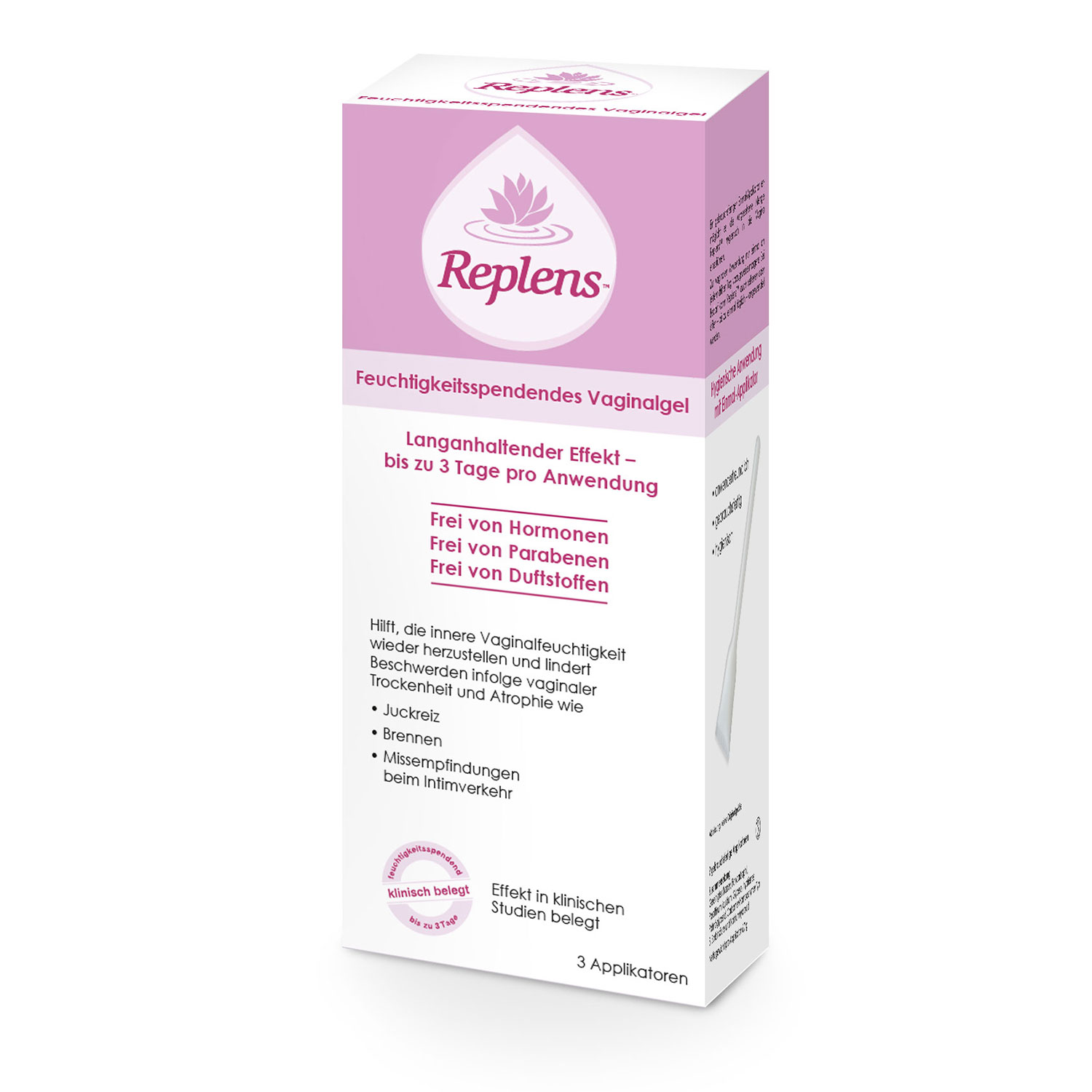 REPLENS Vaginalgel vorgefüllte Applikatoren Abbildung für REPLENS Vaginalgel vorgefüllte Applikatoren