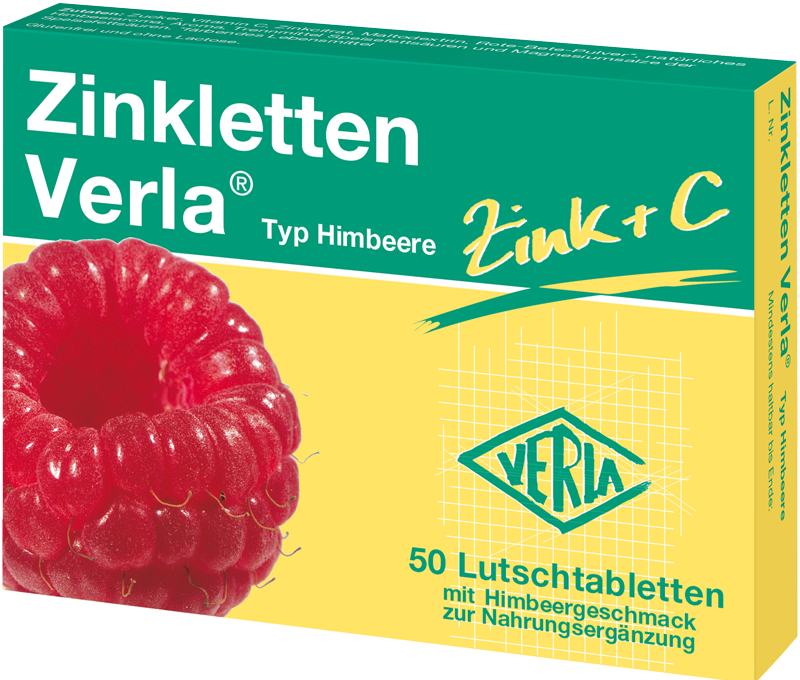 Zinkletten Verla® Typ Himbeere Abbildung für Zinkletten Verla® Typ Himbeere
