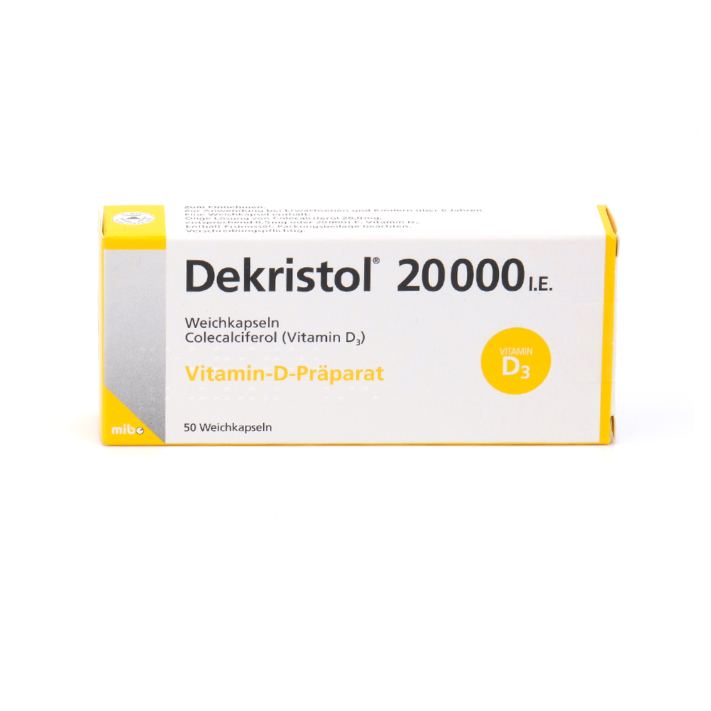 DEKRISTOL 20.000 I.E. Weichkapseln Abbildung für DEKRISTOL 20.000 I.E. Weichkapseln