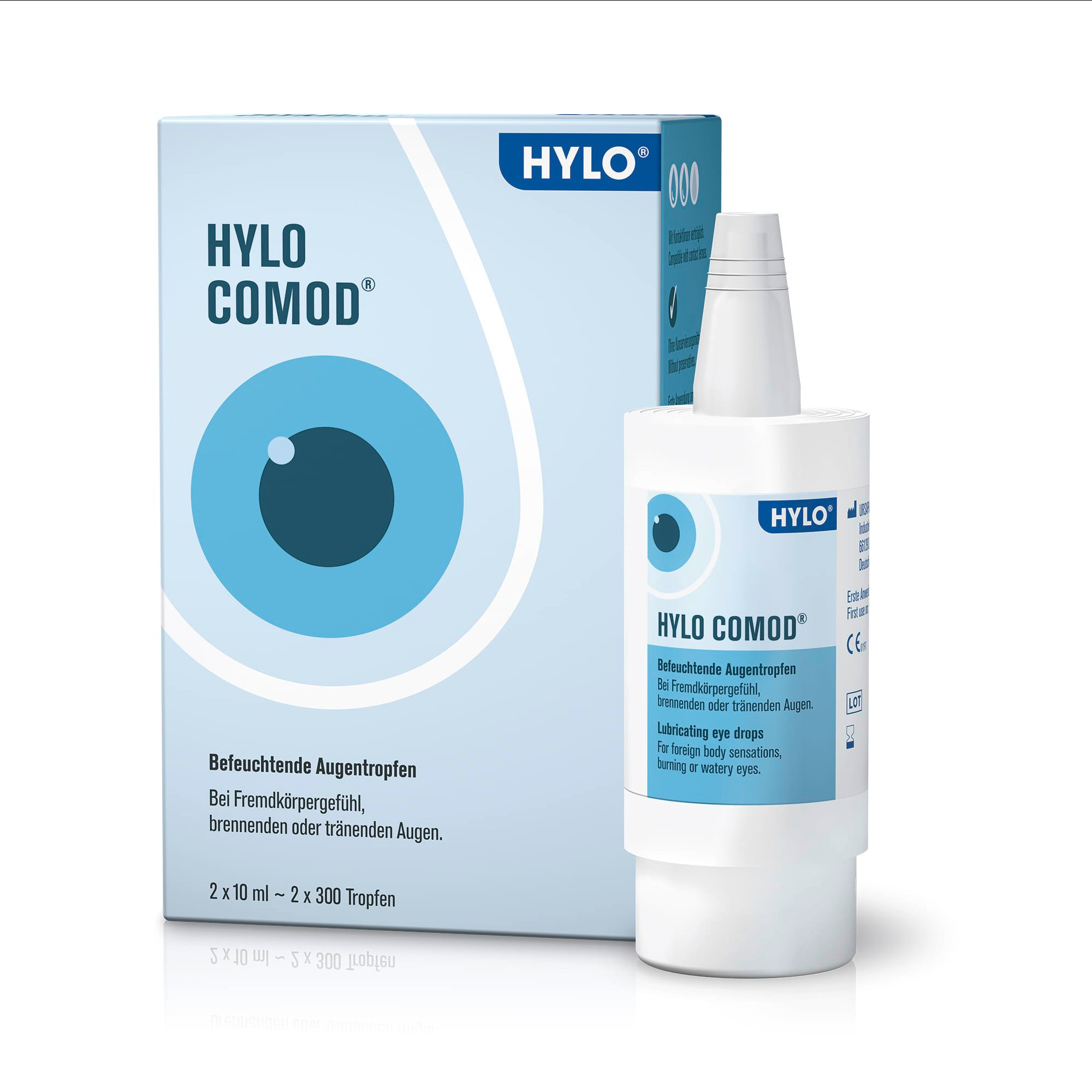 HYLO-COMOD Augentropfen Abbildung für HYLO-COMOD Augentropfen