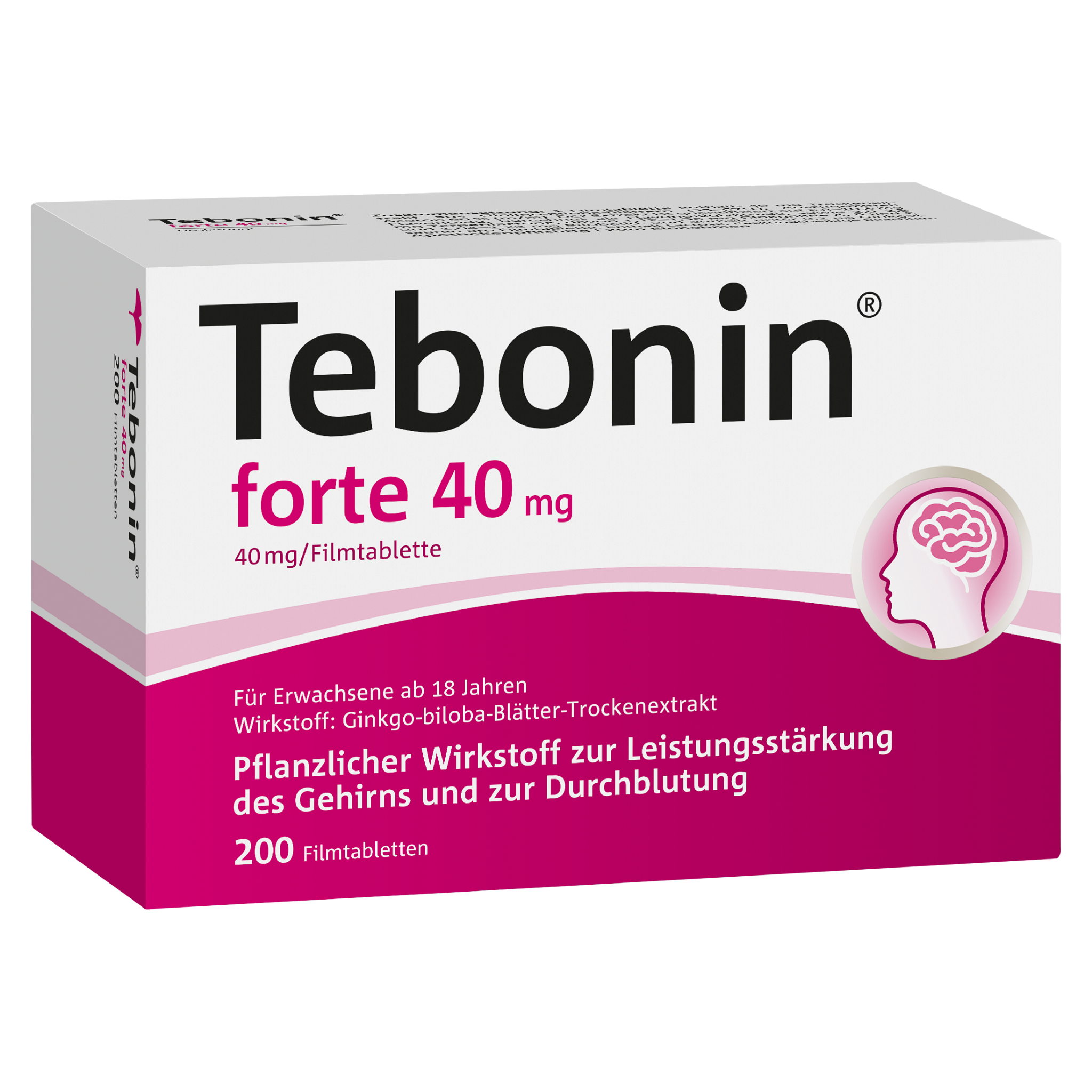 TEBONIN forte 40 mg Filmtabletten Abbildung für TEBONIN forte 40 mg Filmtabletten