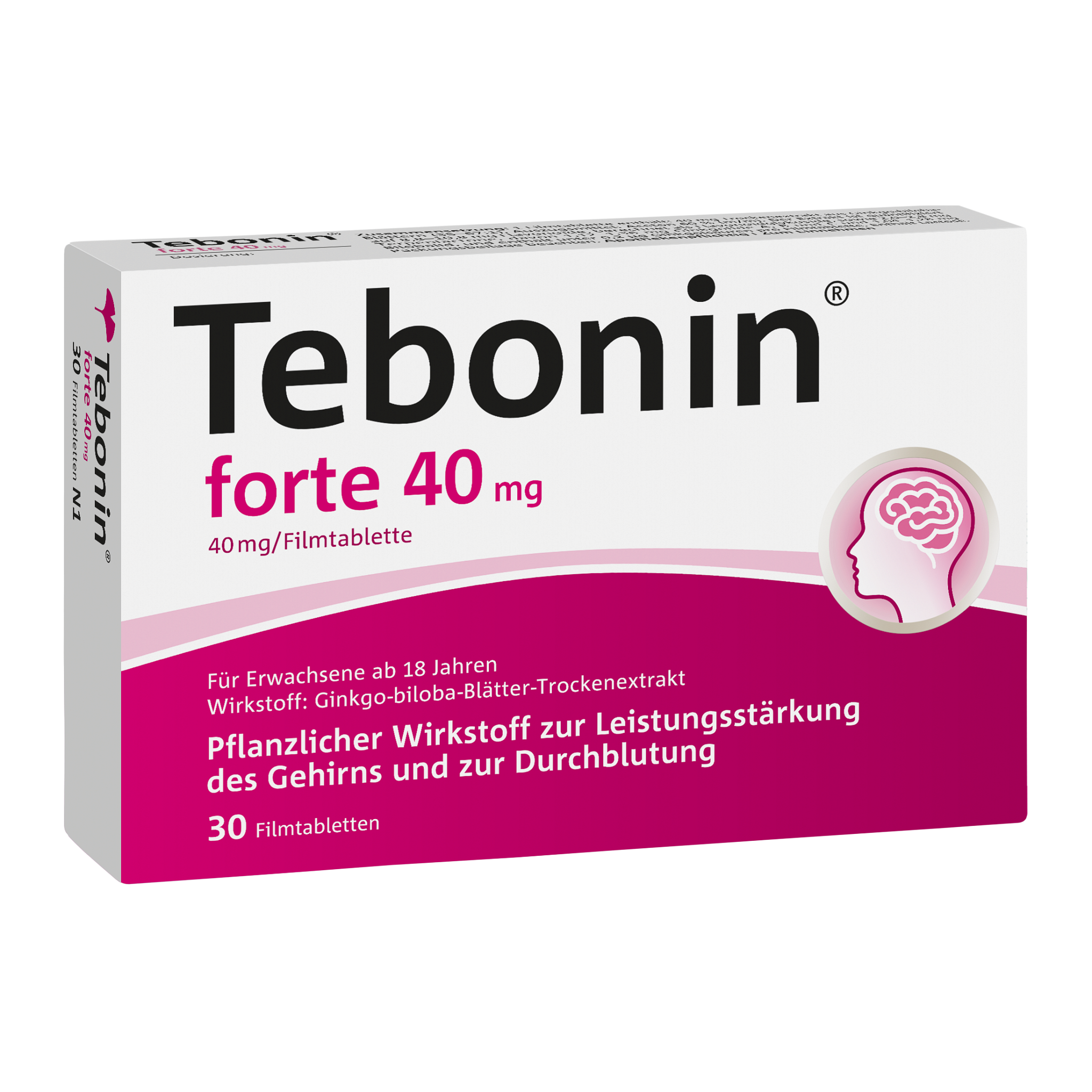 TEBONIN forte 40 mg Filmtabletten Abbildung für TEBONIN forte 40 mg Filmtabletten