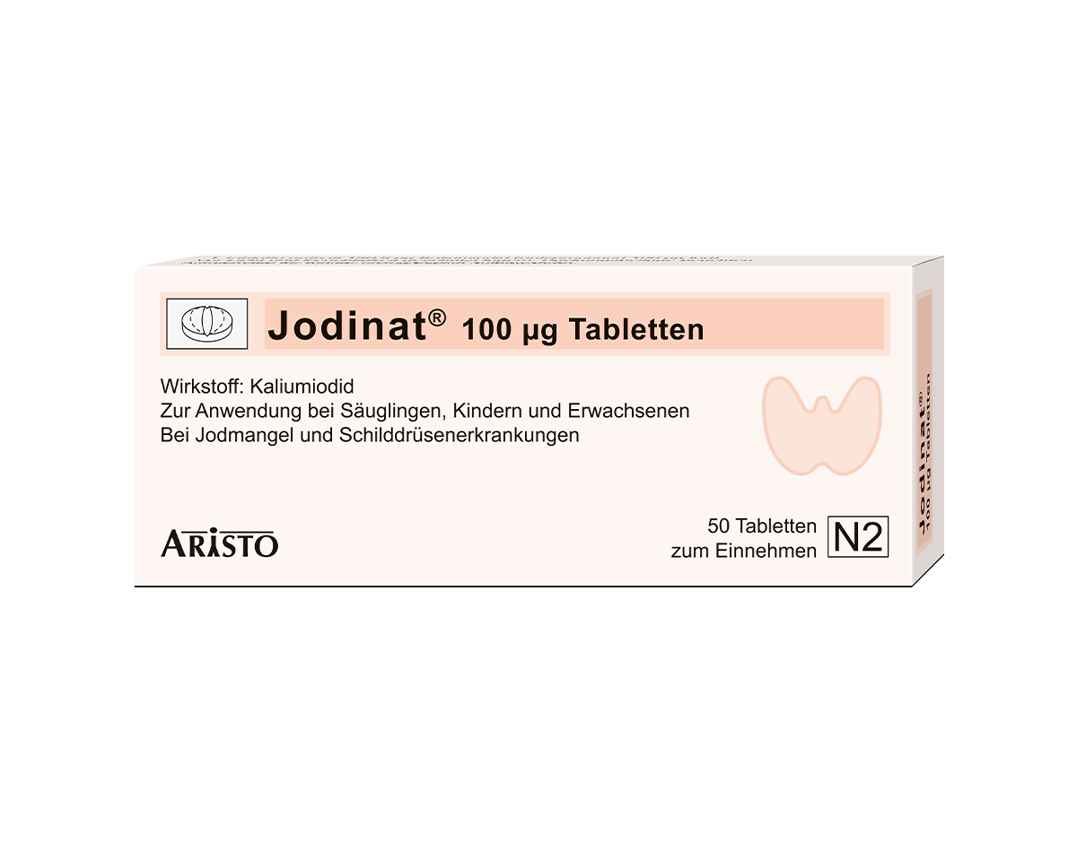 JODINAT 100 μg Tabletten Abbildung für JODINAT 100 μg Tabletten