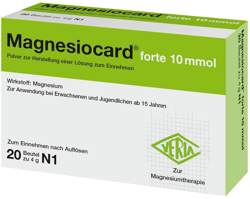 Magnesiocard® forte 10 mmol Abbildung für Magnesiocard® forte 10 mmol